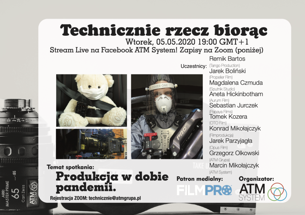 Produkcja w czasach pandemii. Trzecie spotkanie z cyklu „Technicznie rzecz biorąc”