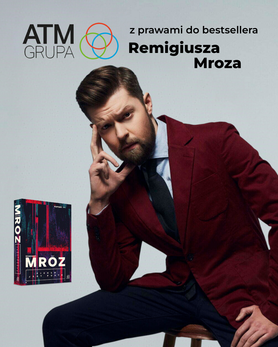 ATM Grupa nabyła prawa do ekranizacji bestsellera „Piekło jest puste” Remigiusza Mroza